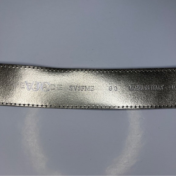 Versace Jeans Couture Diamond Studded leather Belt - Picture 6 of 12